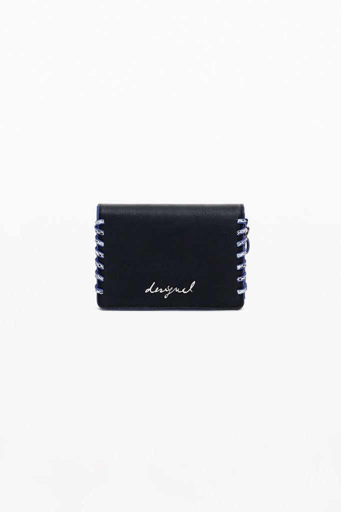 Medium detachable stitched wallet 