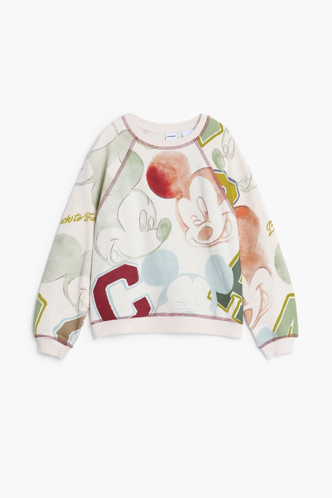 SWEAT_COLLEGE MICKEY 1001 CRUDO