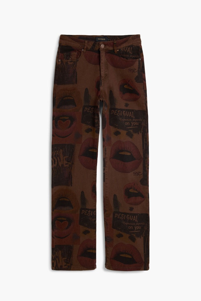 DENIM_BOCAS_REPRISE 6000 MARRON