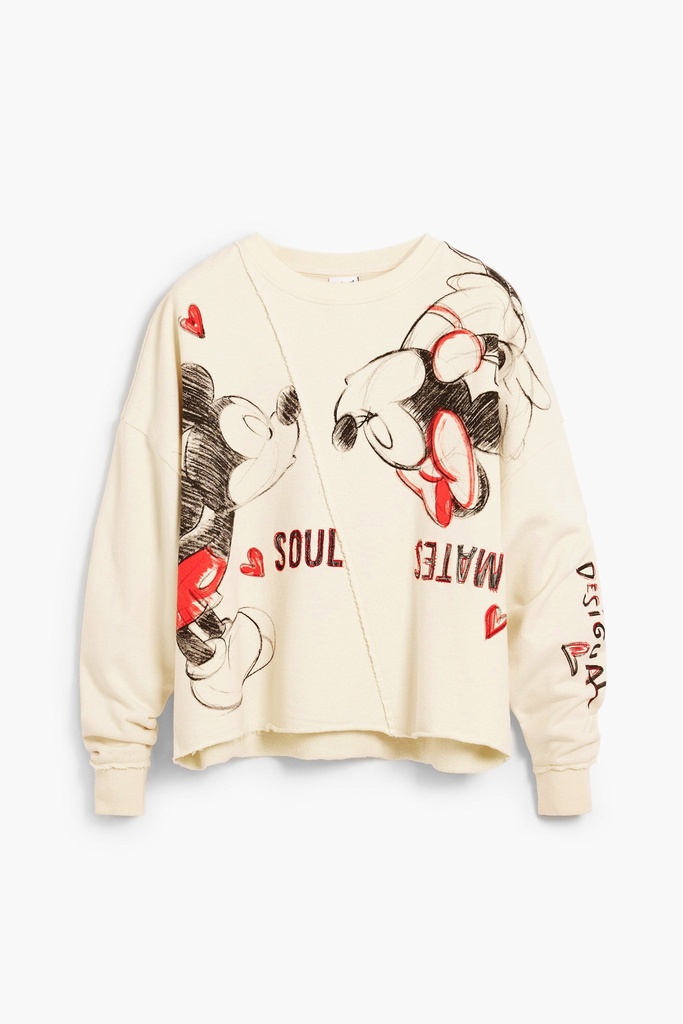 SWEAT_MUAK_MICKEY 2035 GRIS PALOMA