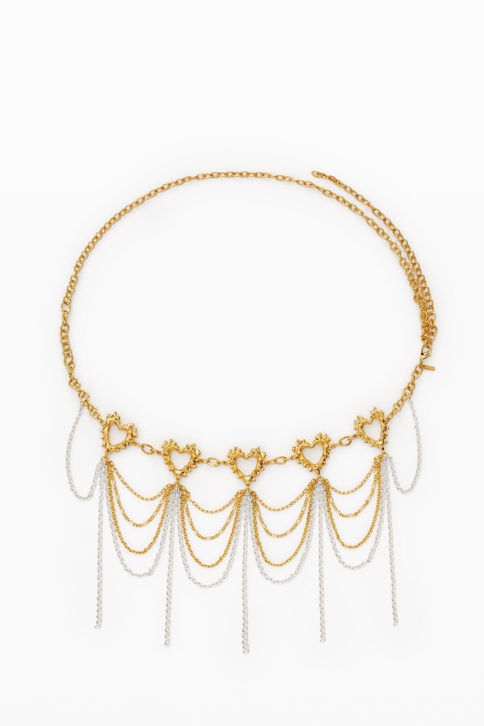 Golden chain belt 