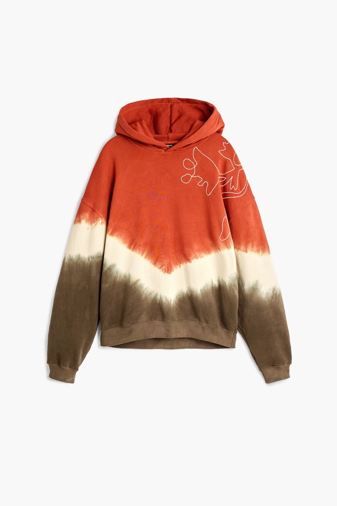 SWEAT_TIE DYE ORANGE 3027 ROJO TEJA