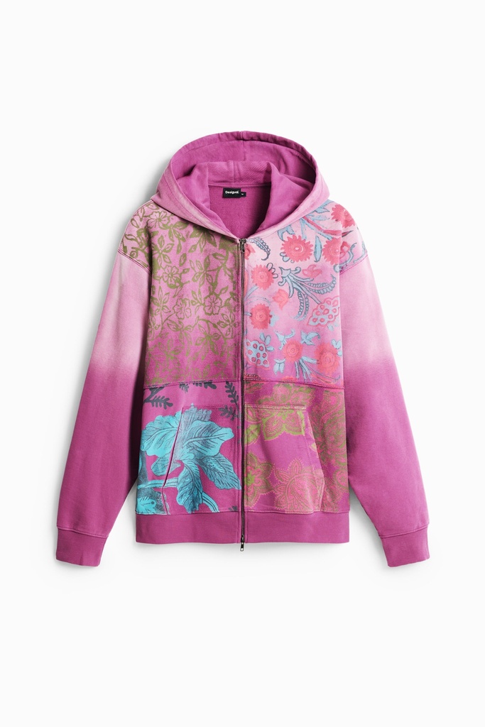 SWEAT_BOHO WASHED 3010 MAGENTA