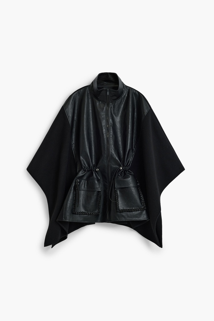 PONCHO_ALDAMA TRENZADO 2000 NEGRO