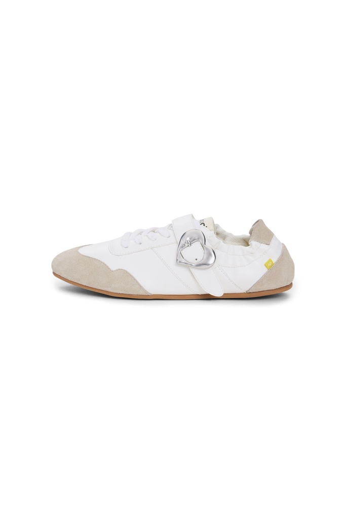 SNEAKER LEATHER BALLERI 1000 BLANCO