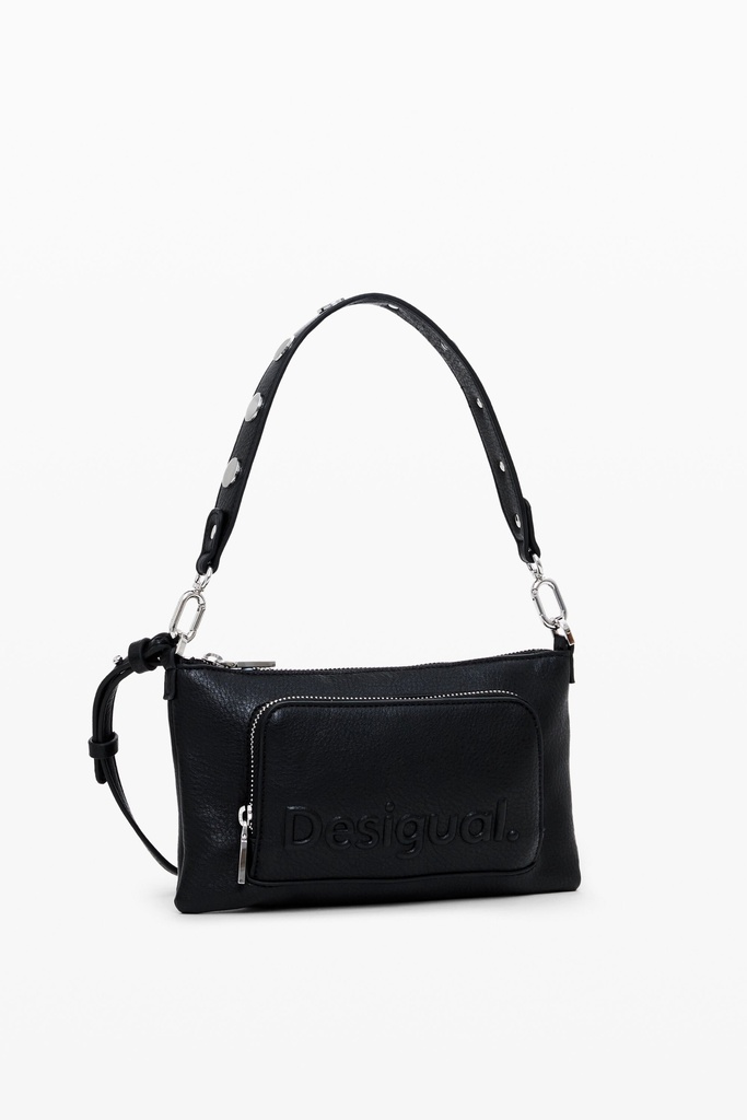 MONE_HALF LOGO FW24 MONIC 2000 NEGRO