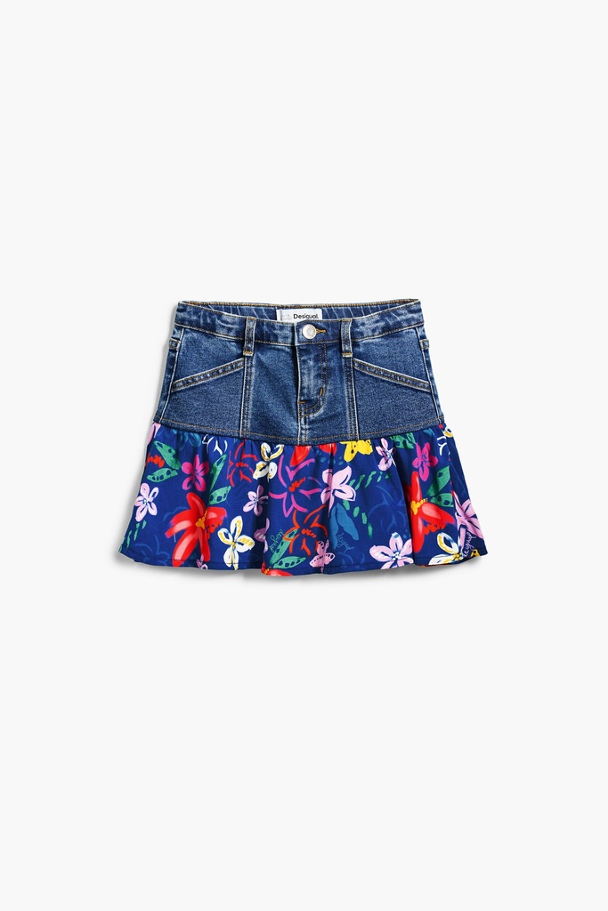 SKIRT_MAY 5008 DENIM DARK BLUE