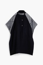 PONCHO_REPRISE 5008 DENIM DARK BLUE