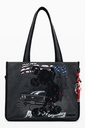 BAG_MICKEY STUD 2070 DENIM DARK GREY